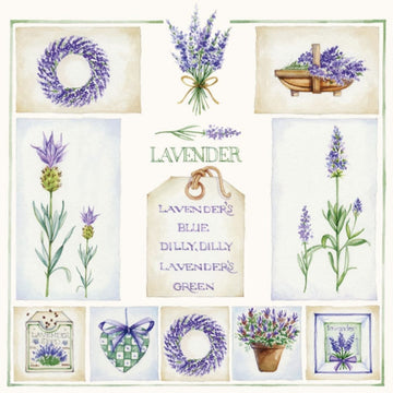Lavender Dreams Decoupage Tissue (20Pcs)