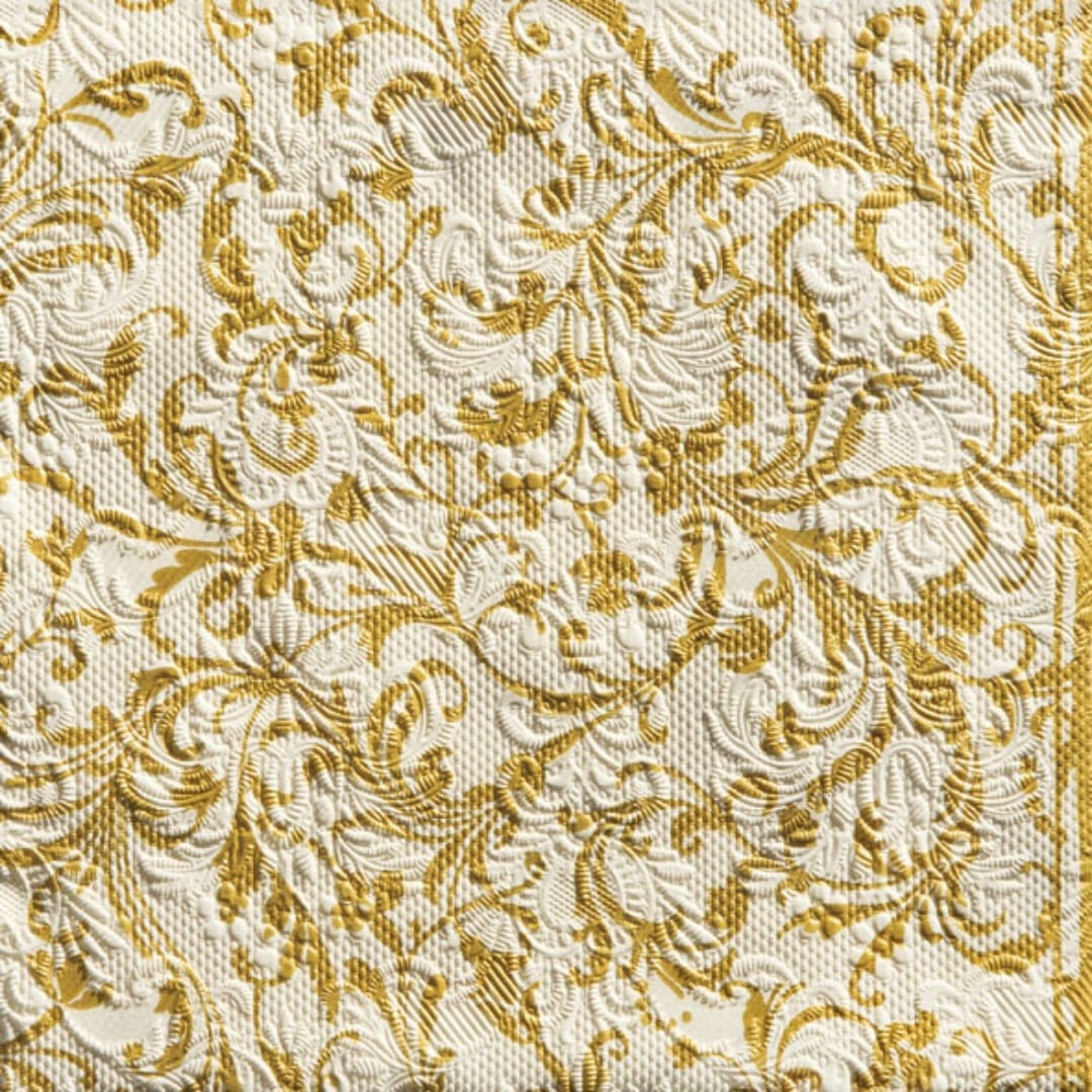 Ravrai Craft - Mumbai Branch Decoupage Yellow Line Design Decoupage Tissue Set - 20Pcs