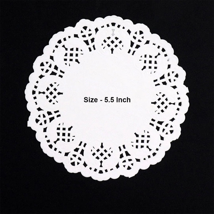 Dollies Paper White 5.5 inch 100pcs
