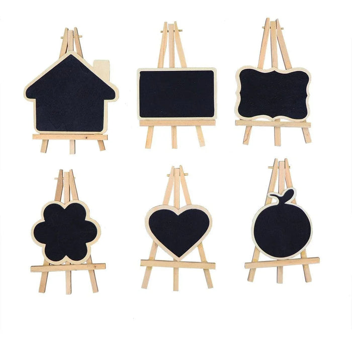 Wooden Easel With Black Board Mini
