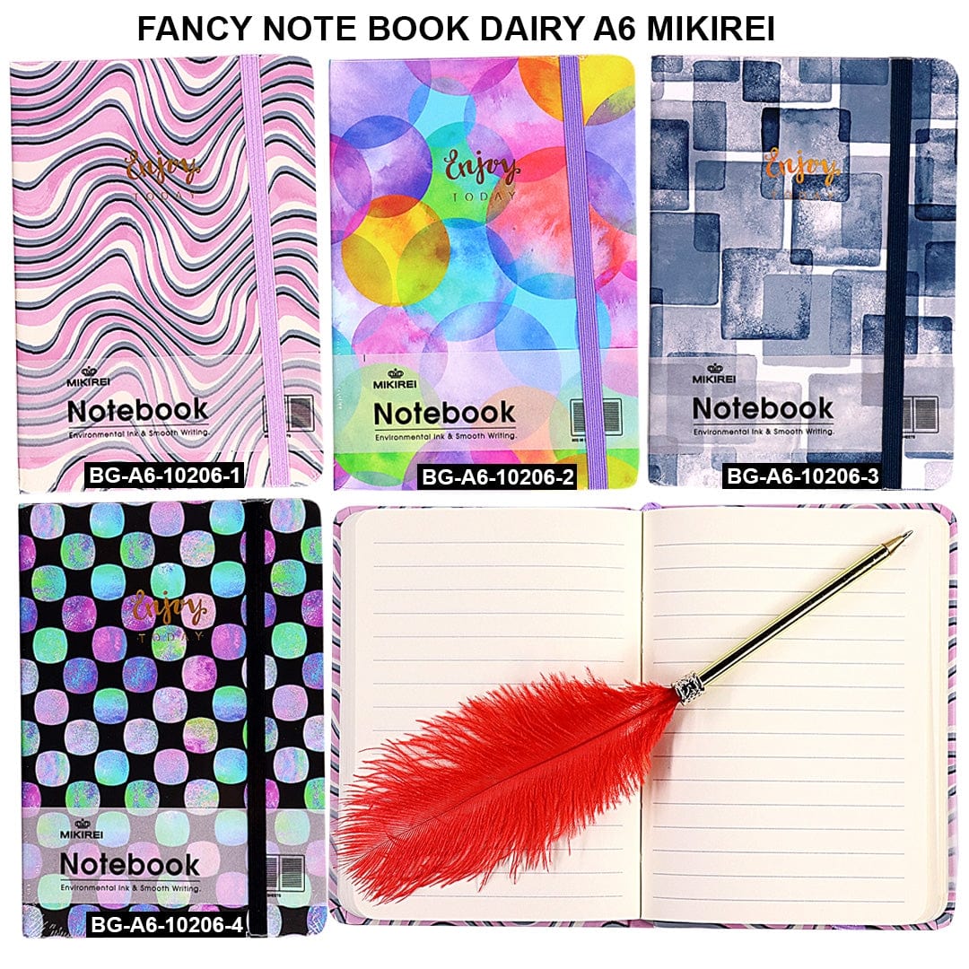 Ravrai Craft - Mumbai Branch Educational Books & Notebooks NOTE BOOK DAIRY A6 MIKIREI A6-10206