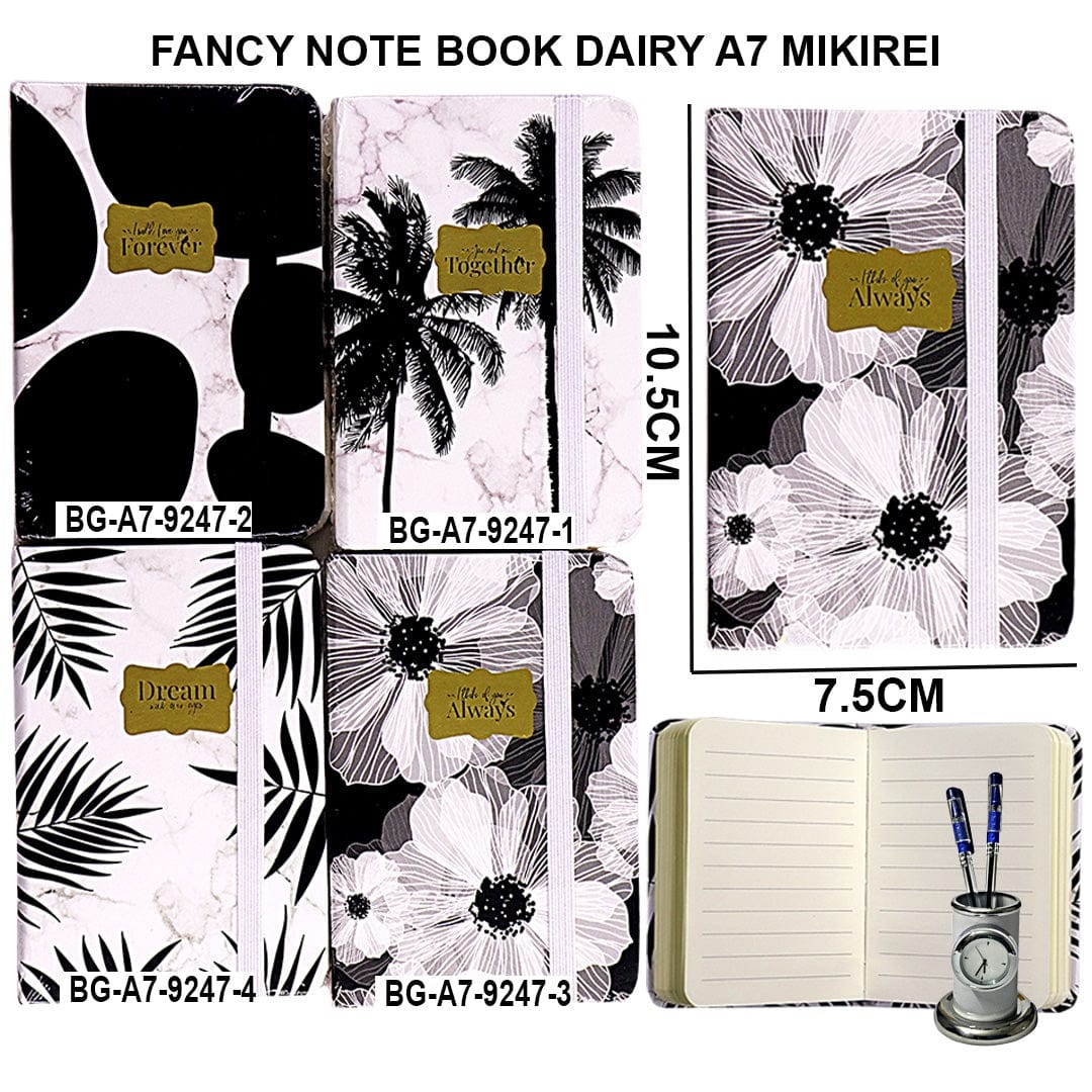 Ravrai Craft - Mumbai Branch Educational Books & Notebooks NOTE BOOK DAIRY A7 MIKIREI A7-9247