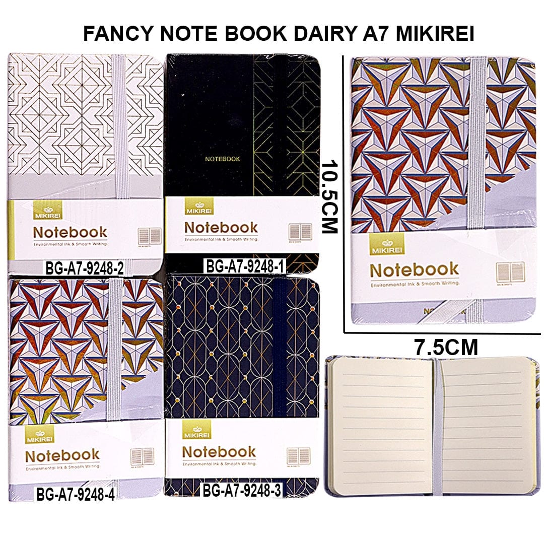 Ravrai Craft - Mumbai Branch Educational Books & Notebooks NOTE BOOK DAIRY A7 MIKIREI A7-9248