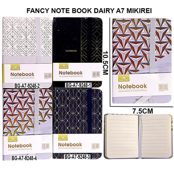 Journal Fancy Diary I Ruled & Undated I A7 I 100 Sheets