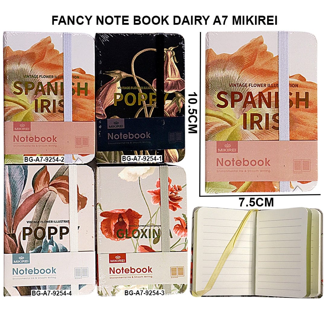 Ravrai Craft - Mumbai Branch Educational Books & Notebooks NOTE BOOK DAIRY A7 MIKIREI A7-9254