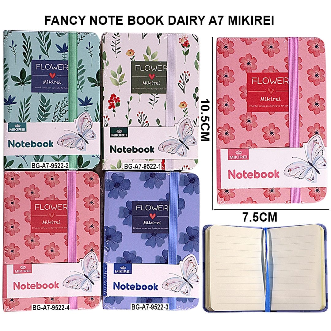 Ravrai Craft - Mumbai Branch Educational Books & Notebooks NOTE BOOK DAIRY A7 MIKIREI A7-9522