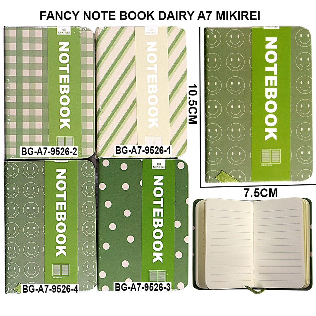 Ravrai Craft - Mumbai Branch Educational Books & Notebooks NOTE BOOK DAIRY A7 MIKIREI A7-9526