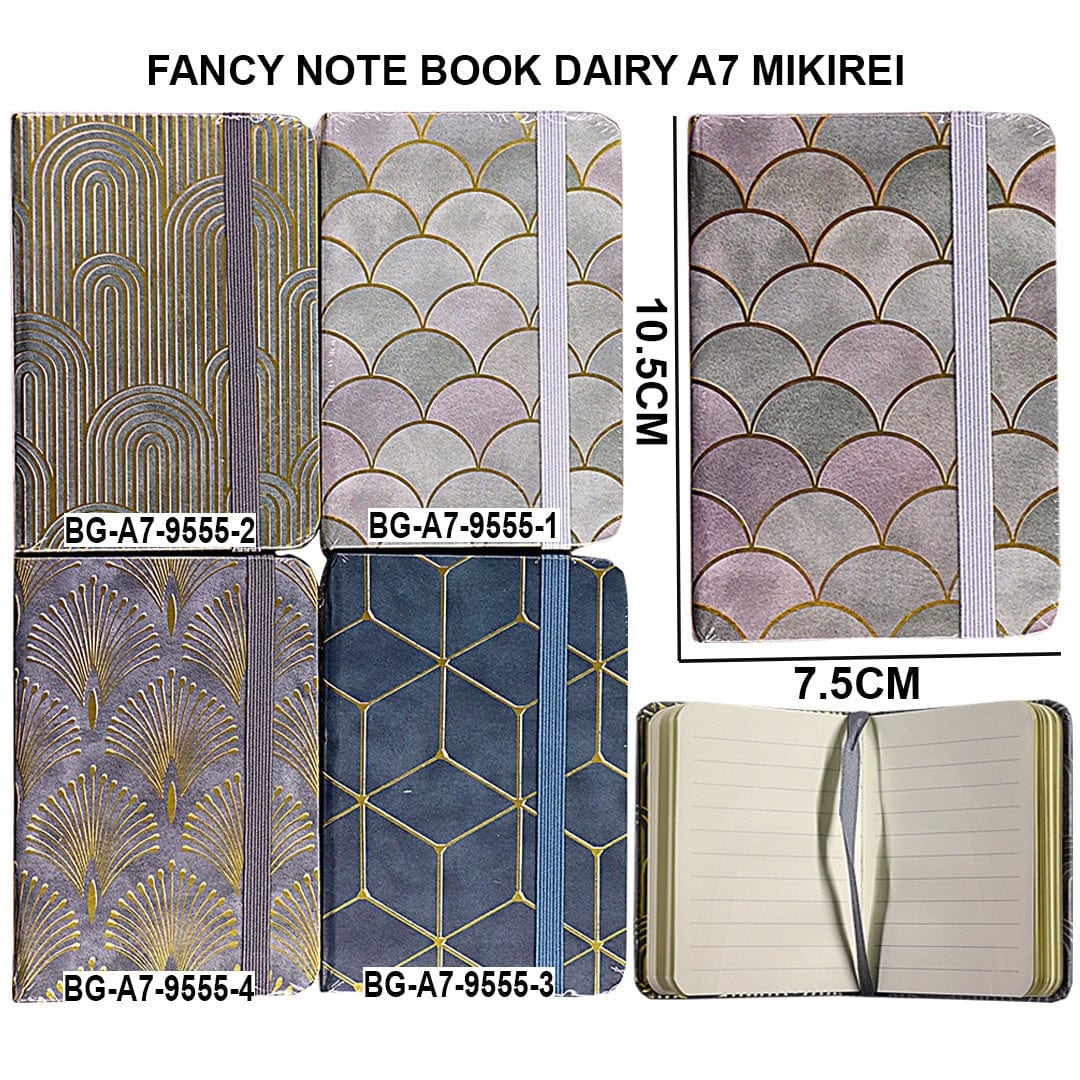 Ravrai Craft - Mumbai Branch Educational Books & Notebooks NOTE BOOK DAIRY A7 MIKIREI A7-9555