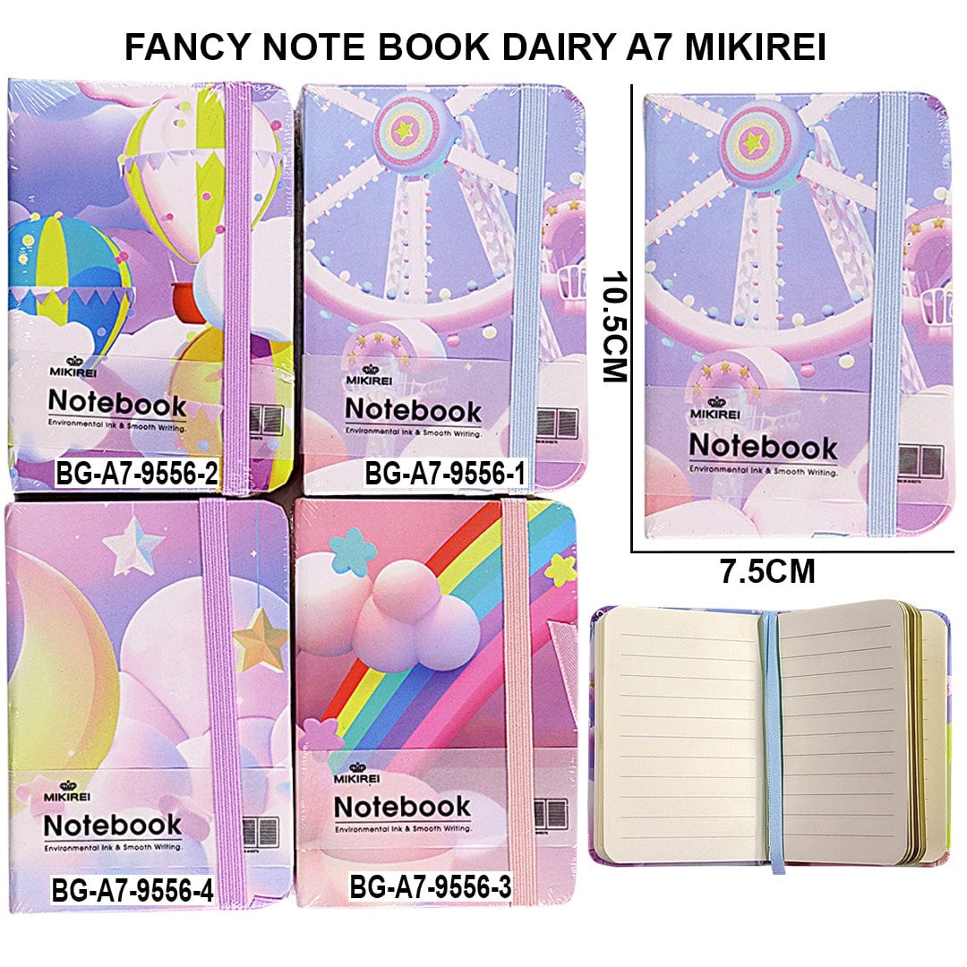 Ravrai Craft - Mumbai Branch Educational Books & Notebooks NOTE BOOK DAIRY A7 MIKIREI A7-9556