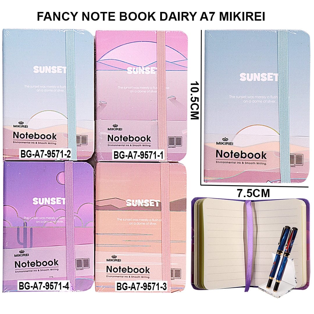 Ravrai Craft - Mumbai Branch Educational Books & Notebooks NOTE BOOK DAIRY A7 MIKIREI A7-9571