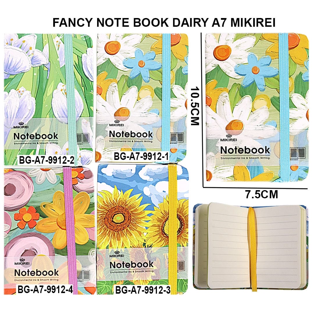 Ravrai Craft - Mumbai Branch Educational Books & Notebooks NOTE BOOK DAIRY A7 MIKIREI A7-9912