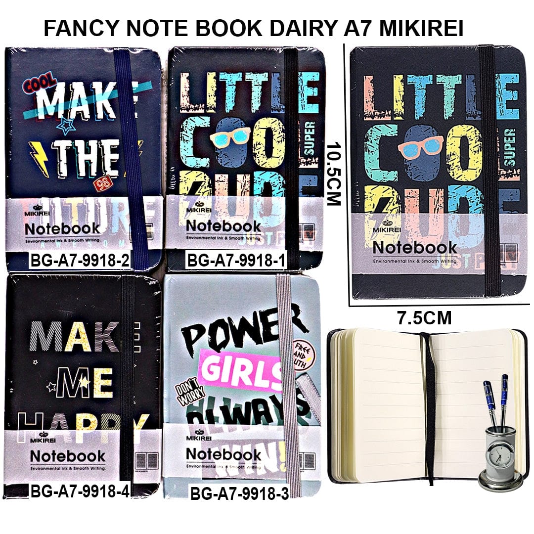 Ravrai Craft - Mumbai Branch Educational Books & Notebooks NOTE BOOK DAIRY A7 MIKIREI A7-9918