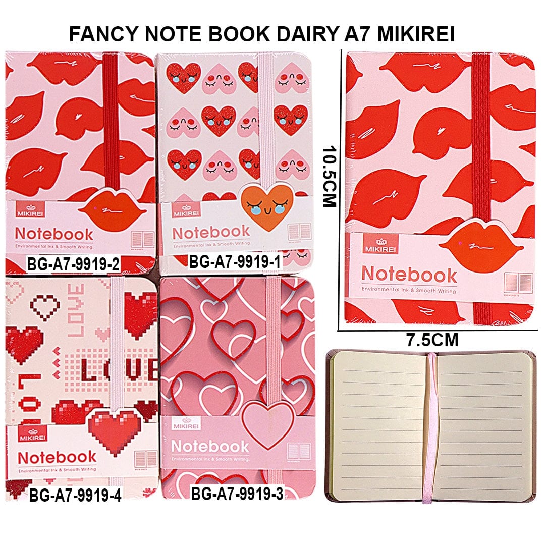 Ravrai Craft - Mumbai Branch Educational Books & Notebooks NOTE BOOK DAIRY A7 MIKIREI A7-9919