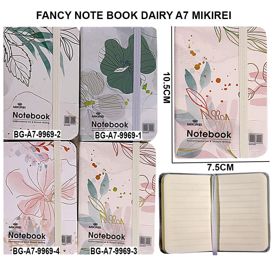 Ravrai Craft - Mumbai Branch Educational Books & Notebooks NOTE BOOK DAIRY A7 MIKIREI A7-9969