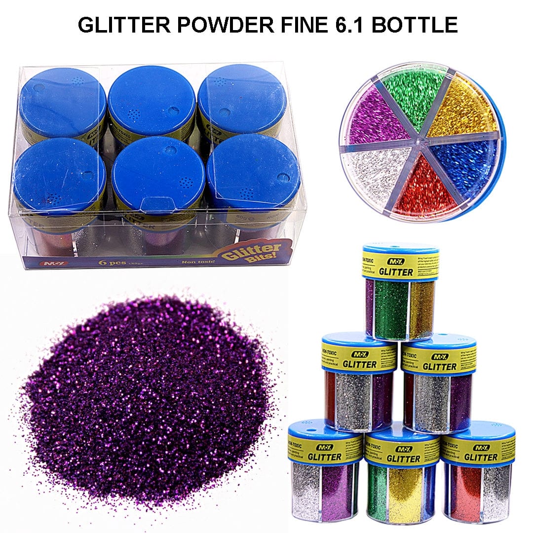 Ravrai Craft - Mumbai Branch Glitter Powder GLITTER POWDER FINE 6.1 BOTTLE MY-199C