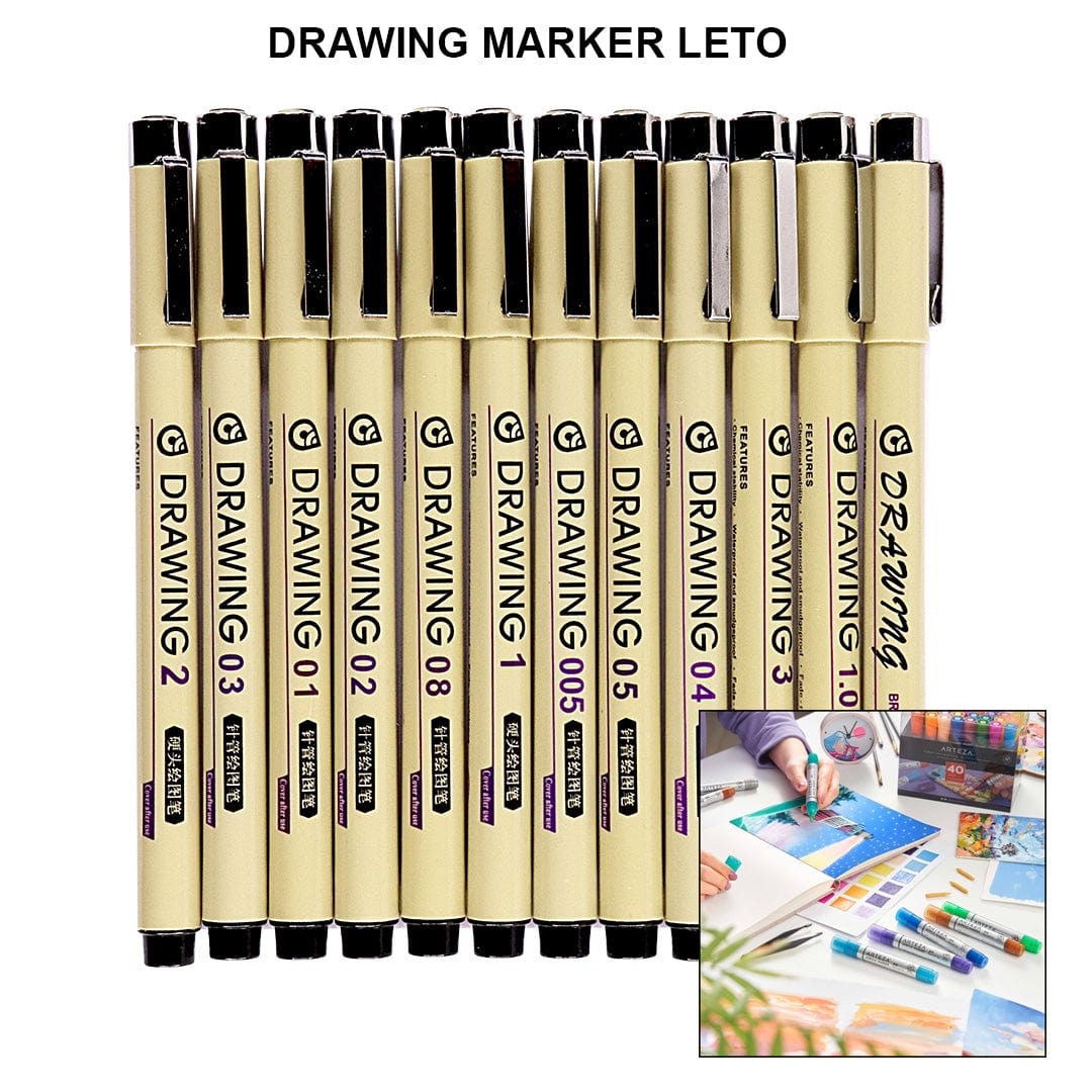 Ravrai Craft - Mumbai Branch Highlighters & Markers DRAWING MARKER LETO