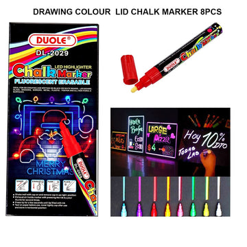 LED Chalk Marker (8 pieces)