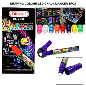 Led Chalk Marker 8Pcs