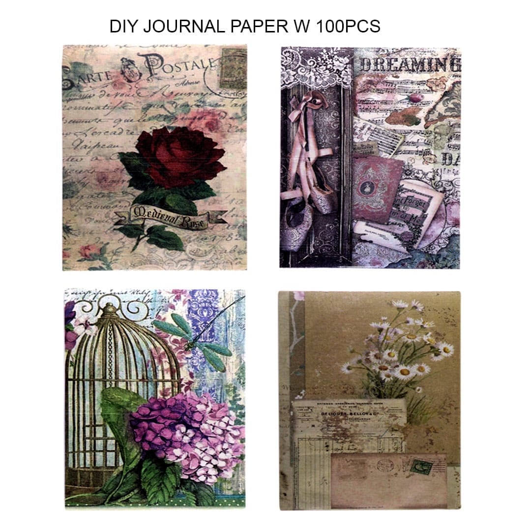 Ravrai Craft - Mumbai Branch Journaling Supplies Creative Inkwell DIY Journal Paper Set