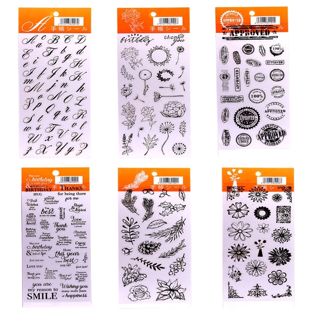 Ravrai Craft - Mumbai Branch Journaling Supplies DIY Journal Stickers Z2 Set