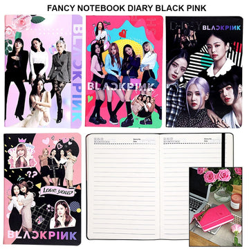 Ravrai Craft - Mumbai Branch Journaling Supplies Notebook Diary A5 Black Pink