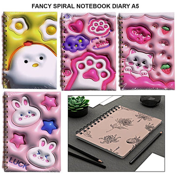 Ravrai Craft - Mumbai Branch Journaling Supplies Spiral Notebook Diary A5