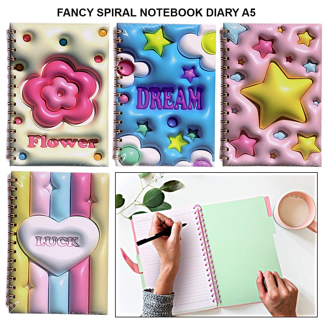 Ravrai Craft - Mumbai Branch Journaling Supplies Spiral Notebook Diary A5