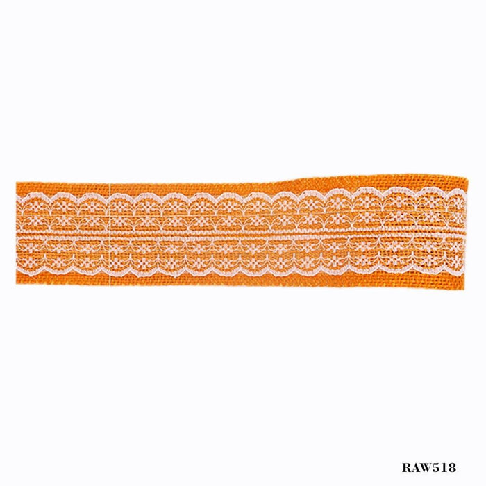 DIY Material Jute Colour  Lace | 2Inch