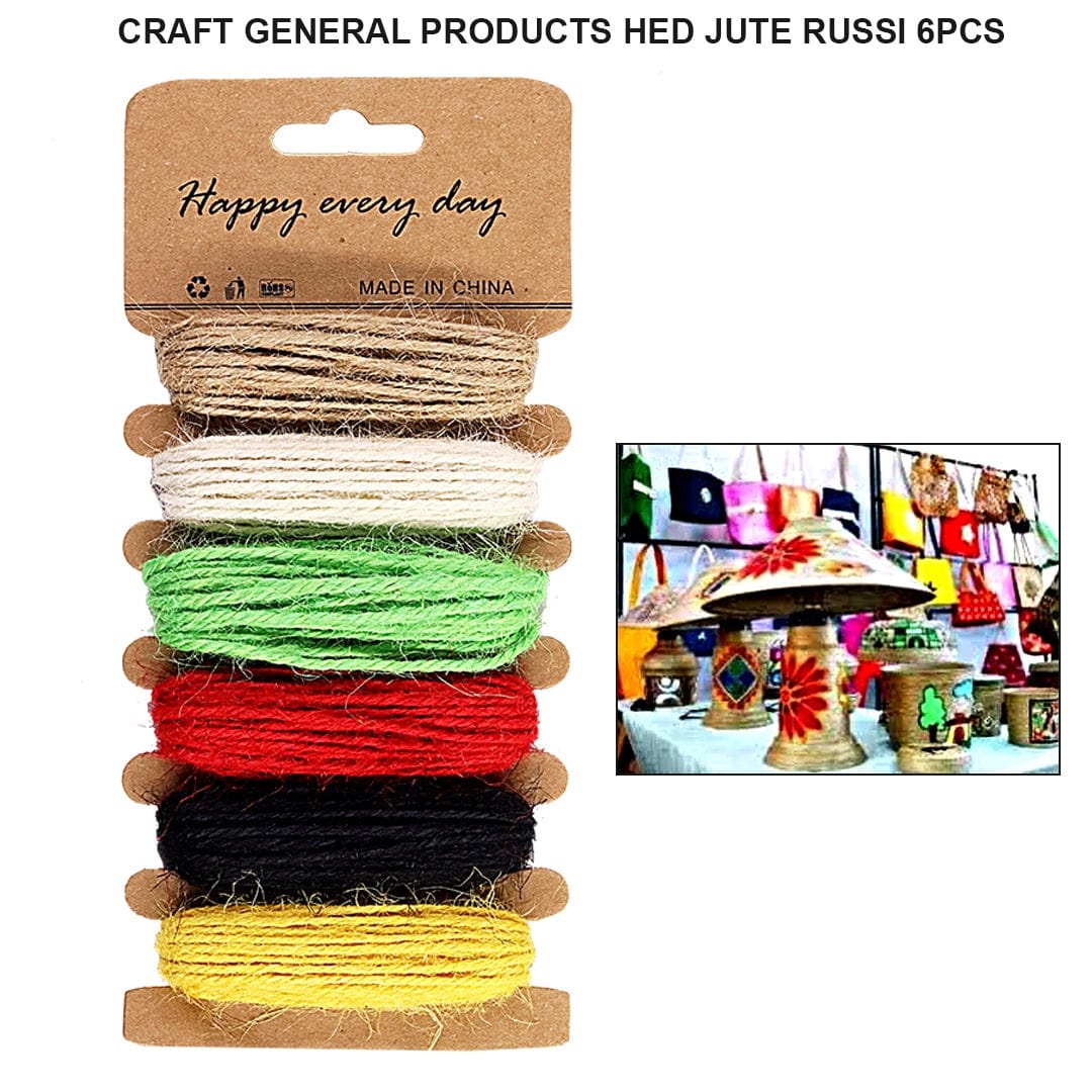 Ravrai Craft - Mumbai Branch Jute Sheets HED JUTE RUSSI 6PCS HEDJR6 RAW4085