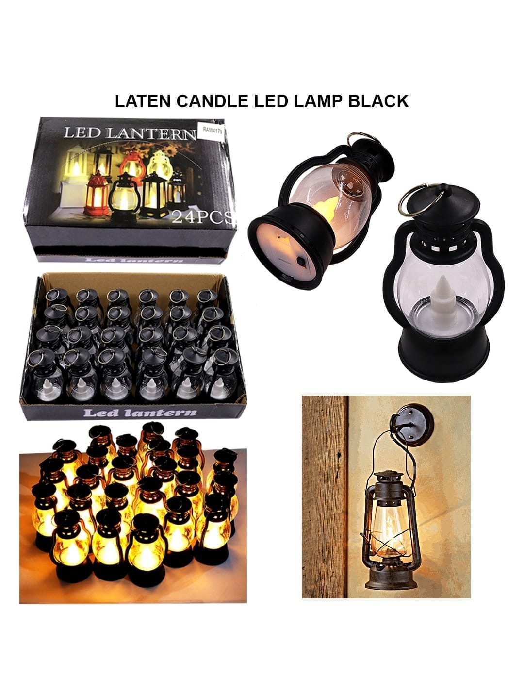 Ravrai Craft - Mumbai Branch Lights Festive Glow: LED Lantern Lights for Every Celebration I Pack of 1 Candel With  Free batteries Included I