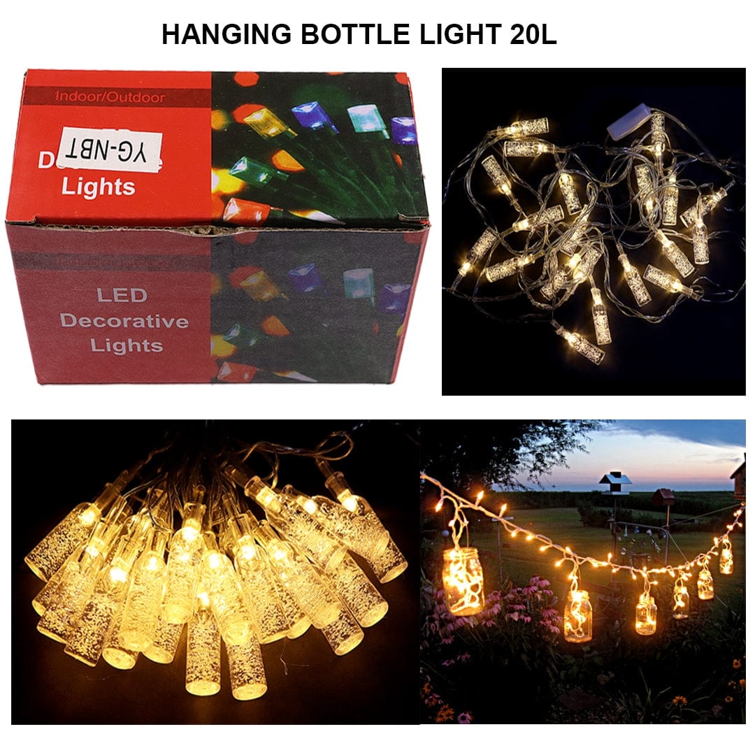 Ravrai Craft - Mumbai Branch Lights Hanging Bottle Light 20L