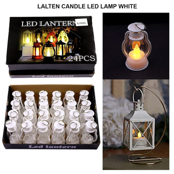 Contain 1 Unit Lateen Candle LED Lamp White