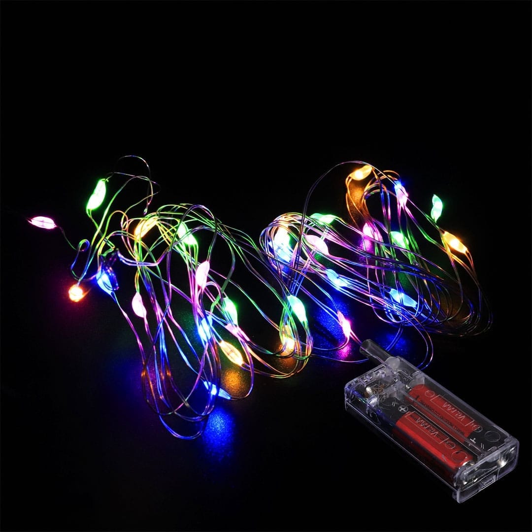 Ravrai Craft - Mumbai Branch Lights Multi colour Fairy Lights Taar 3 meters (2AA)