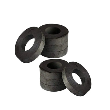 Ravrai Craft - Mumbai Branch magnetic MAGNET BUTTON BLACK RING 40X19X6MM 8PCS RAW40X6