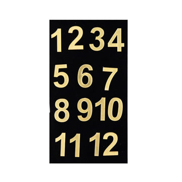 Golden Glamour Acrylic Cutout Number/Letter - 10-Inch Decorative Accent Piece