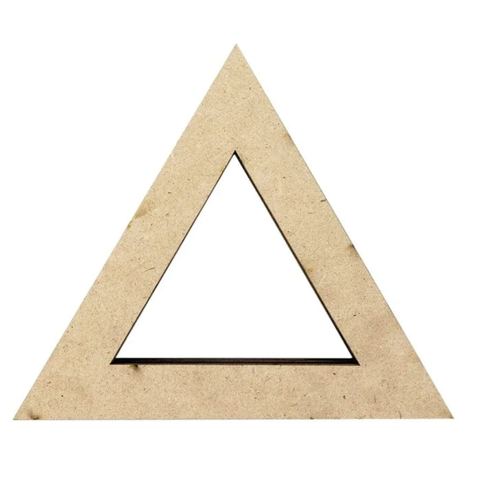 Mdf Craft Ring Traingle 6Inch X 1/2Inch (contain 1 unit)