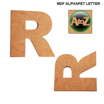 Mdf Alphapet Letter 1Pcs 6Inchx12Mm