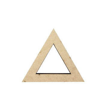 Mdf Craft Ring Triangle 3 Inch (contain 10 unit)