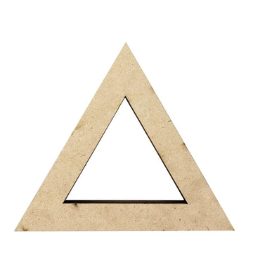 Mdf Craft Ring Triangle 8 Inch X 1Inch (contain 10 unit)
