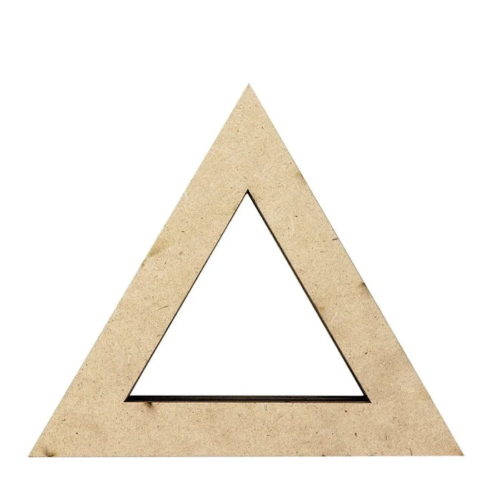Mdf Craft Ring Triangle 8 Inch X 1Inch (contain 10 unit)