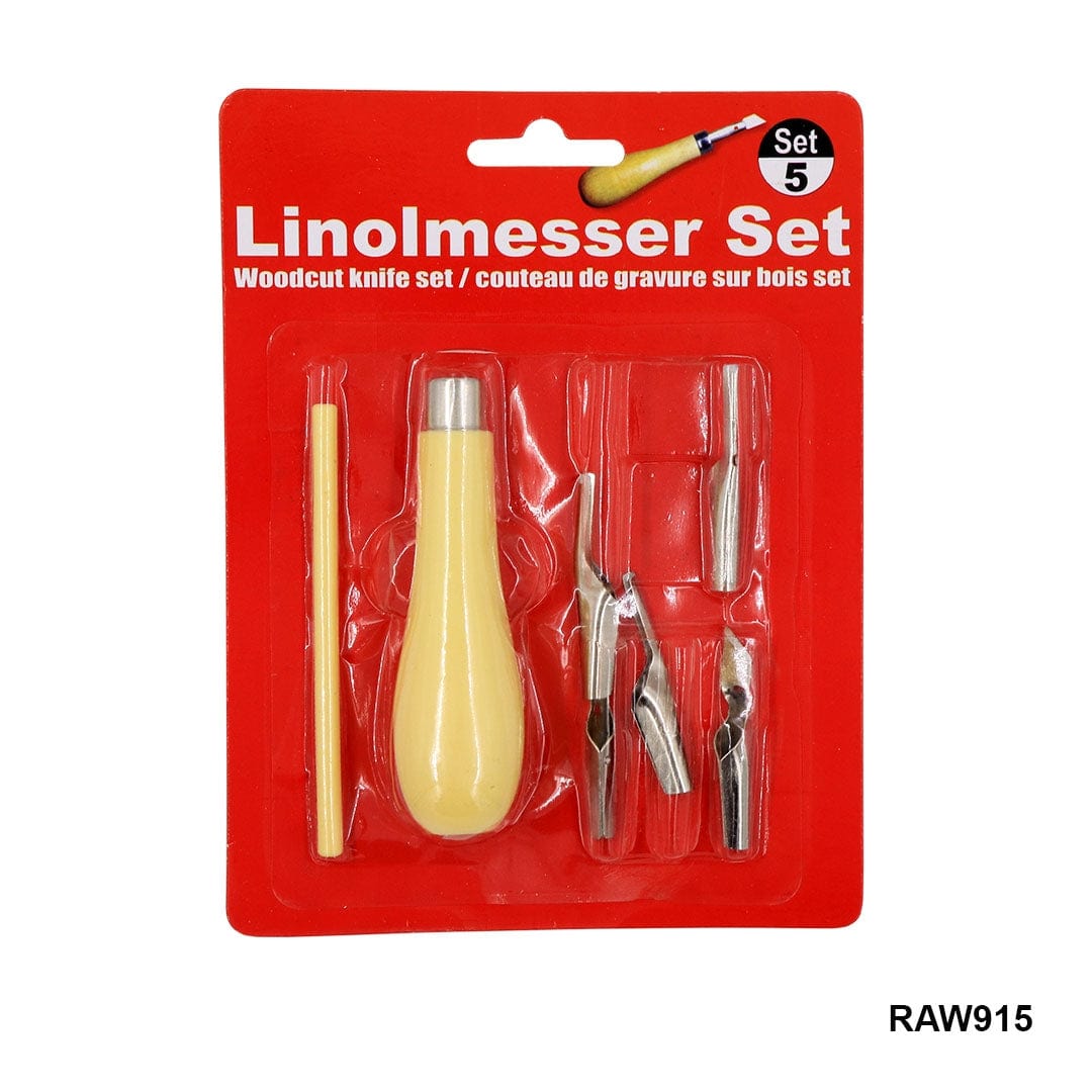 Ravrai Craft - Mumbai Branch MDF & wooden Crafts Wooden Carving Linolmesser Set