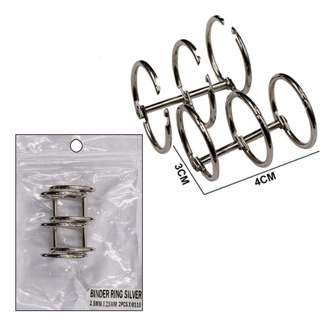 Binder Rings, 1 Inch - 100 Pack Metal Rings, Heavy Duty Steel Book Rings -  Use for Paper