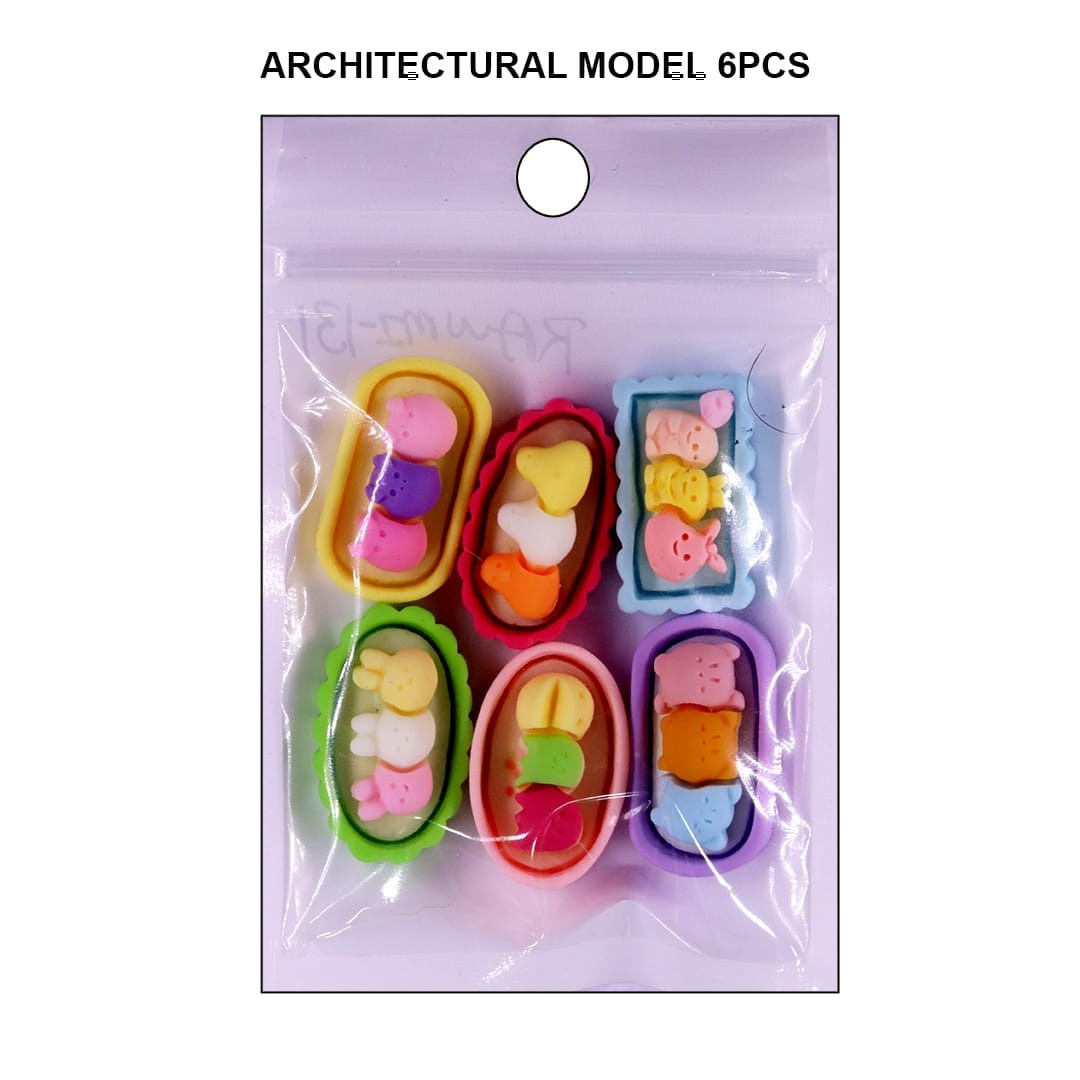 Ravrai Craft - Mumbai Branch Miniatures Architectural Miniature Collection - 6-Piece Set