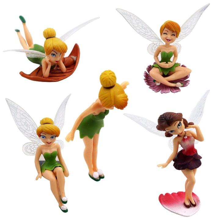 Ravrai Craft - Mumbai Branch Miniatures Architectural Miniature Model Girls with Wings Angel Set of 6Pcs Hdxz-6P