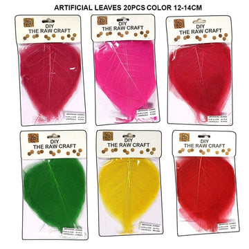 Artificial Leaves of Multi Colour 12-14cm (set of 20)