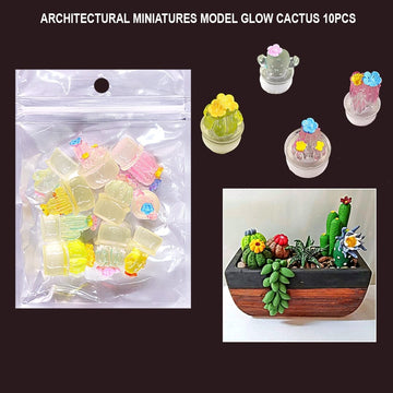 Ravrai Craft - Mumbai Branch Miniatures Glowing cactus miniatures