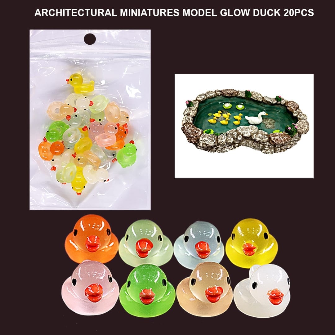 Ravrai Craft - Mumbai Branch Miniatures glowing duck miniatures