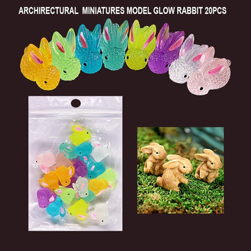 Ravrai Craft - Mumbai Branch Miniatures glowing rabbit miniature
