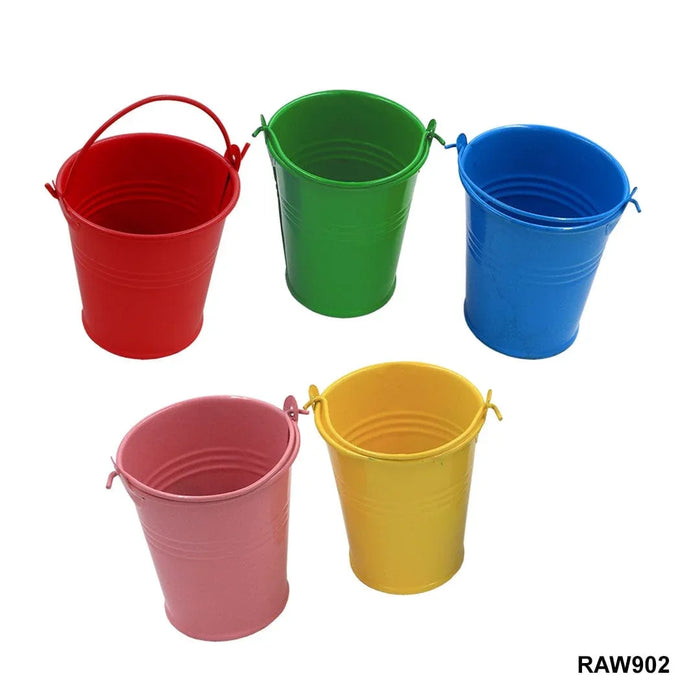 Craft Metal Bucket No.3 8X8.5Cm Raw802