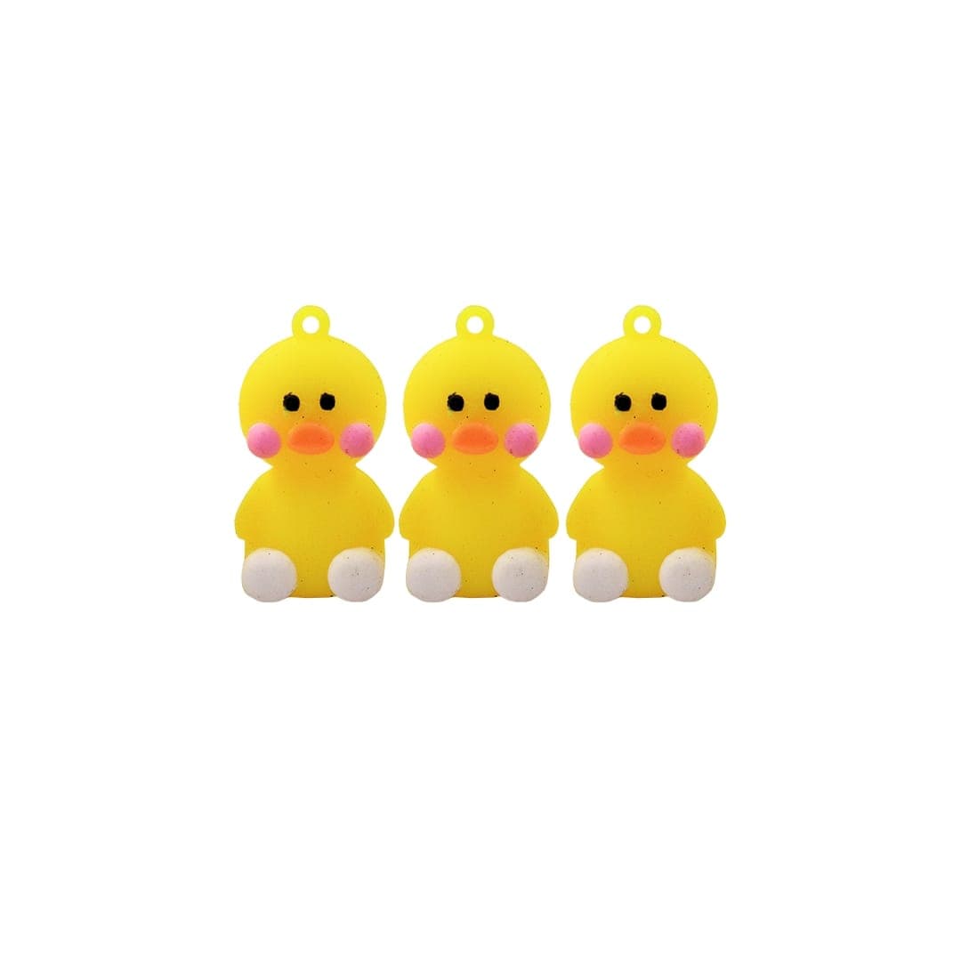 Ravrai Craft - Mumbai Branch Miniatures Quackitects - Miniature Yellow Ducks (Set of 3)